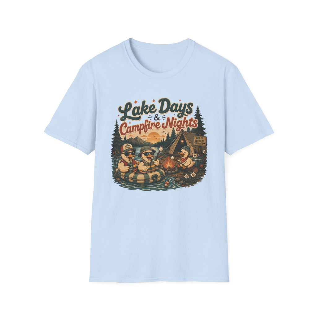 Lake Days Campfire. Nights T-Shirt