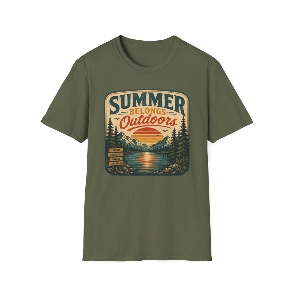 Summer Belongs Outdoors- T-Shirt