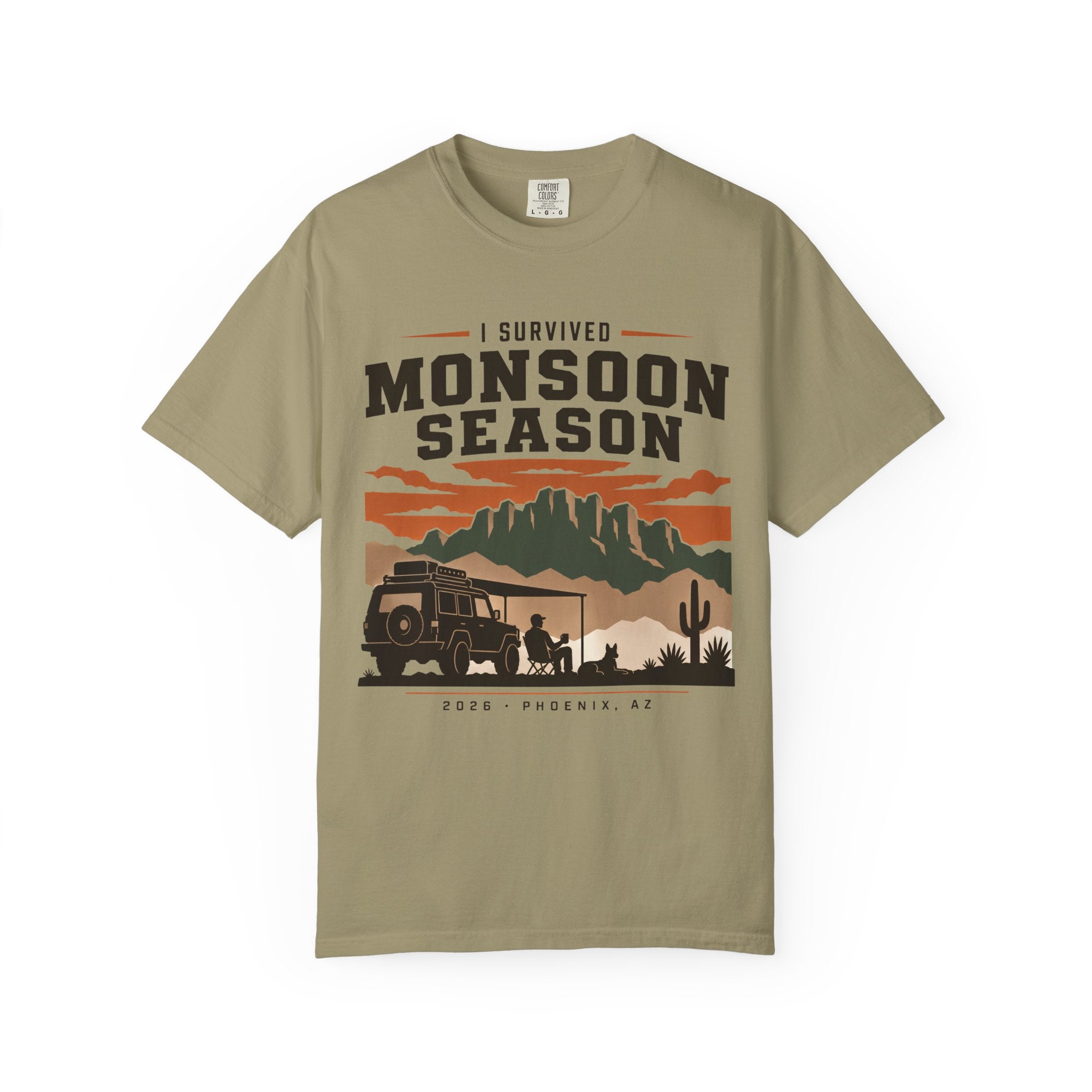 I Survived Monsoon 2026 - Comfort Colors T-Shirt