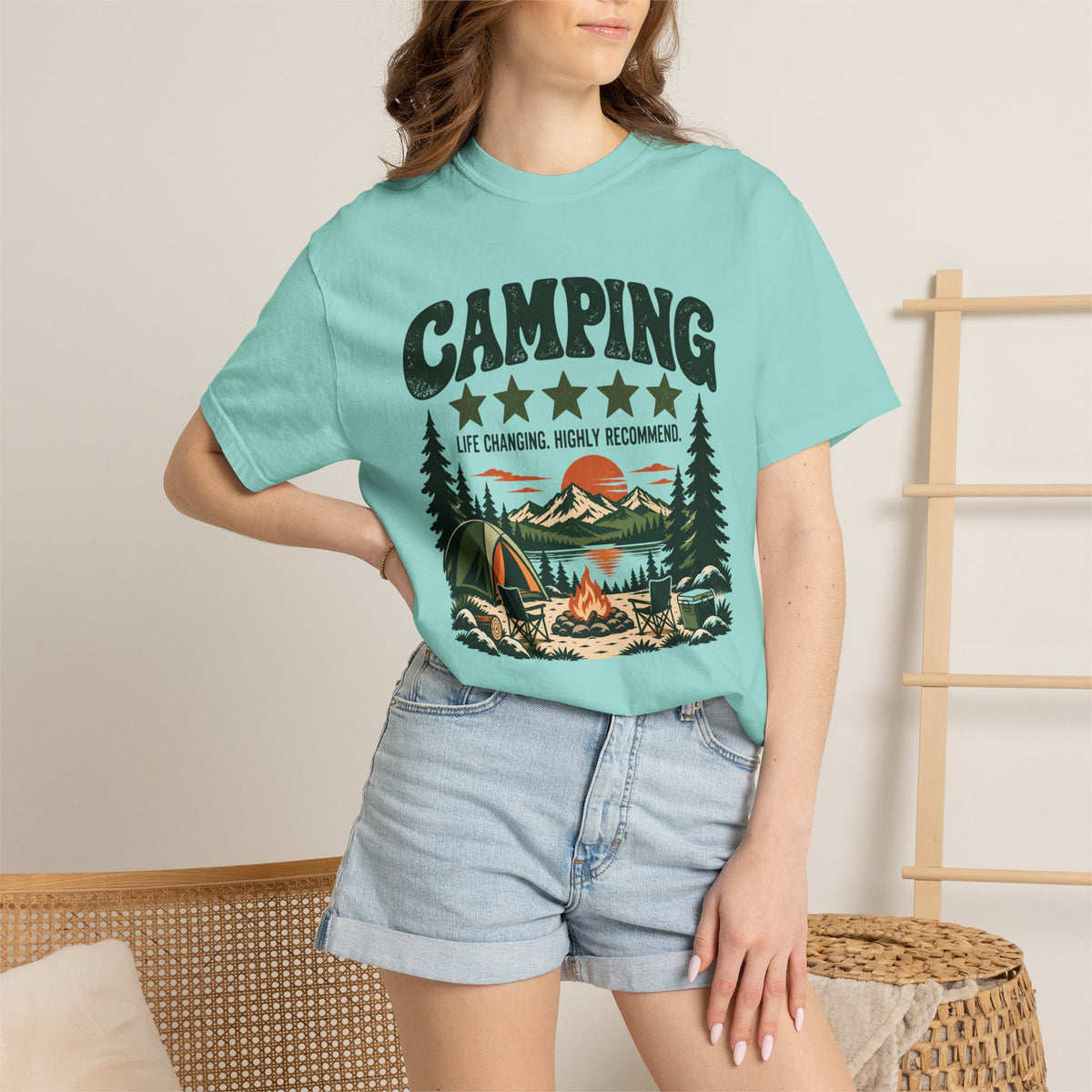 5 Star Camping - Comfort Colors T-Shirt