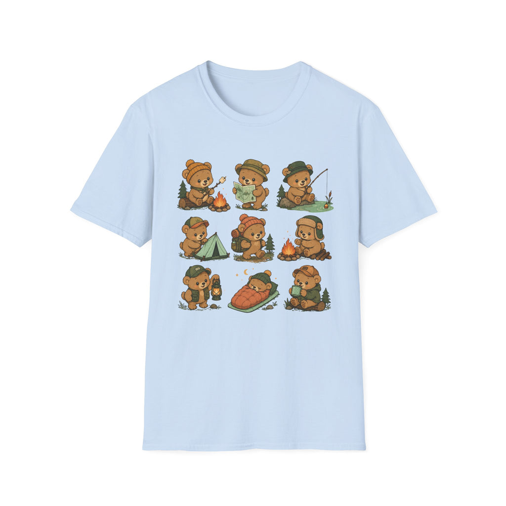 Camping Bears -T-Shirt