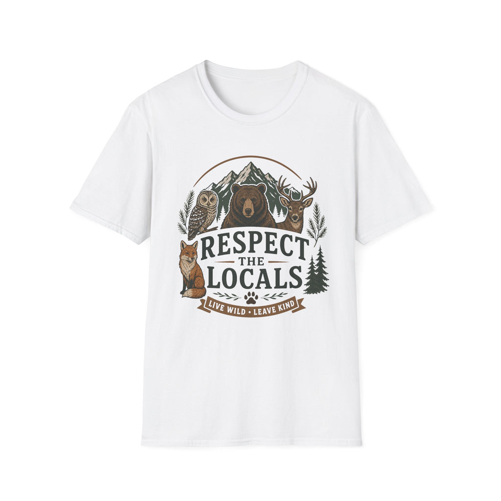 Respect The Locals Wildlife Badge T-Shirt