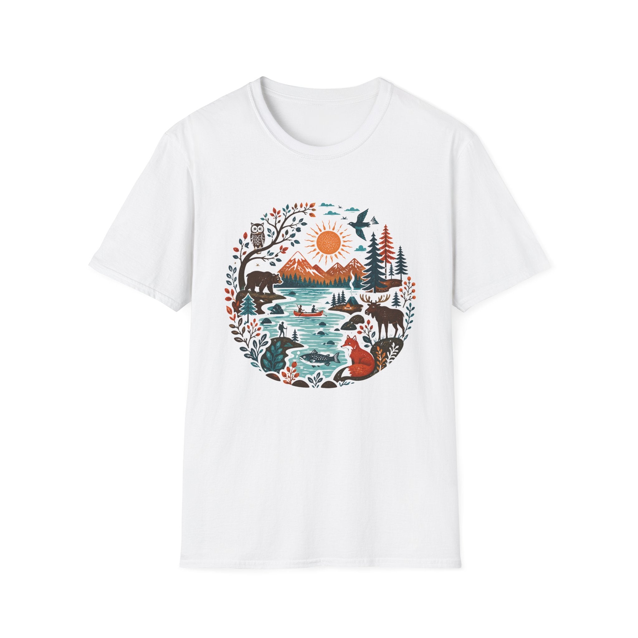 Wildlife Nature Circle T-Shirt