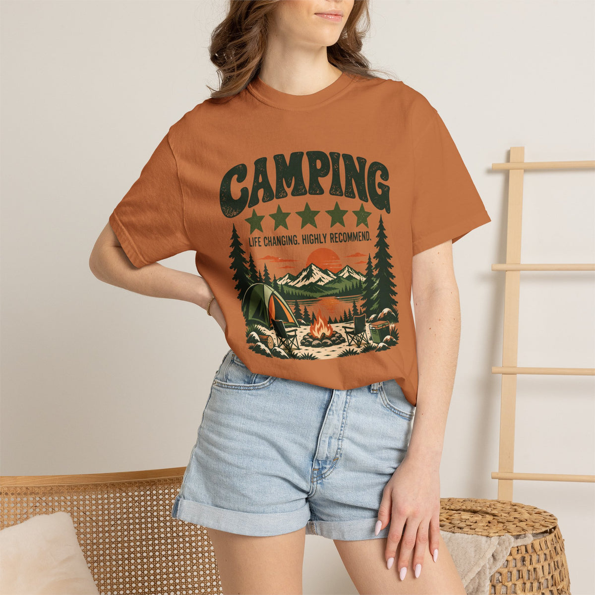 5 Star Camping - Comfort Colors T-Shirt