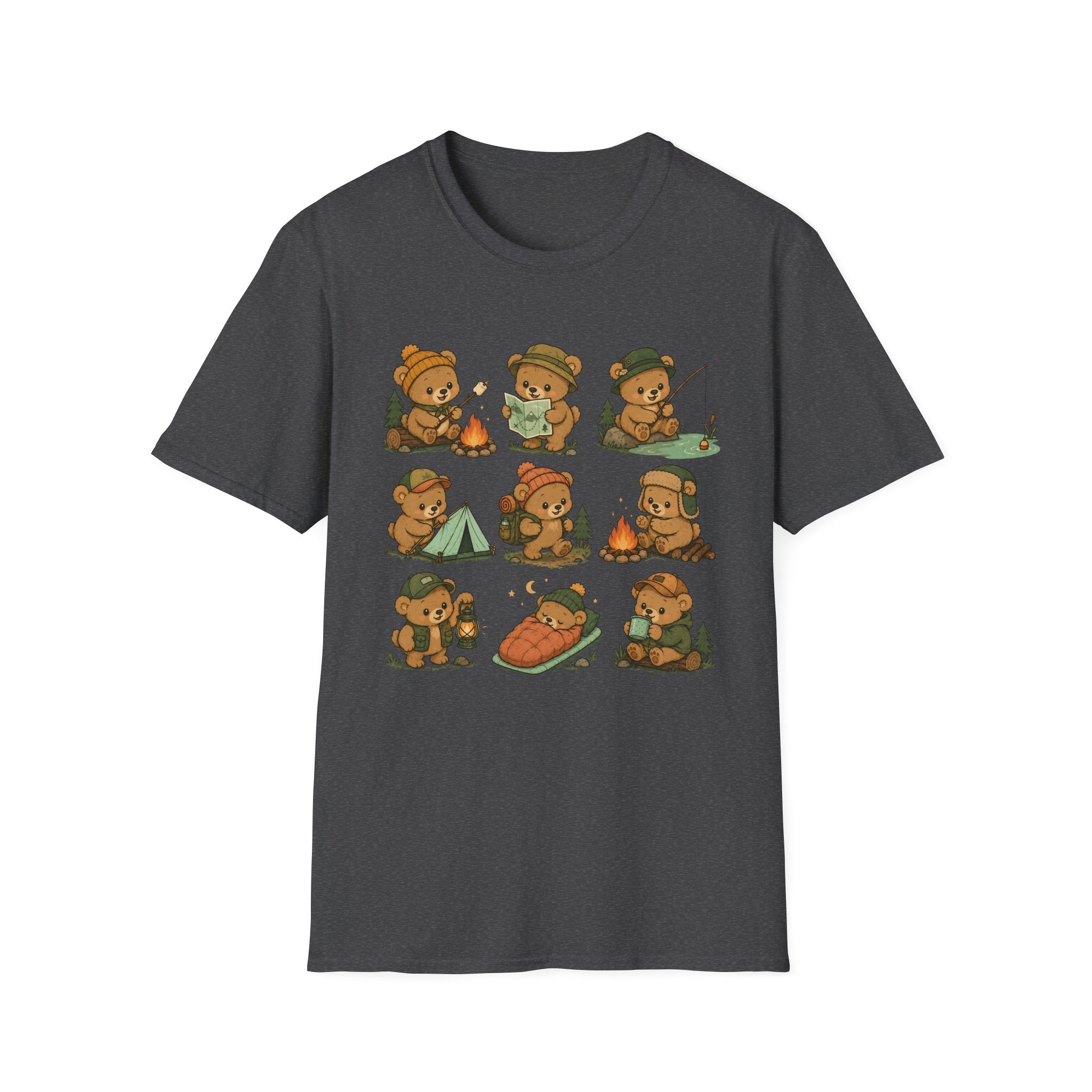 Camping Bears -T-Shirt