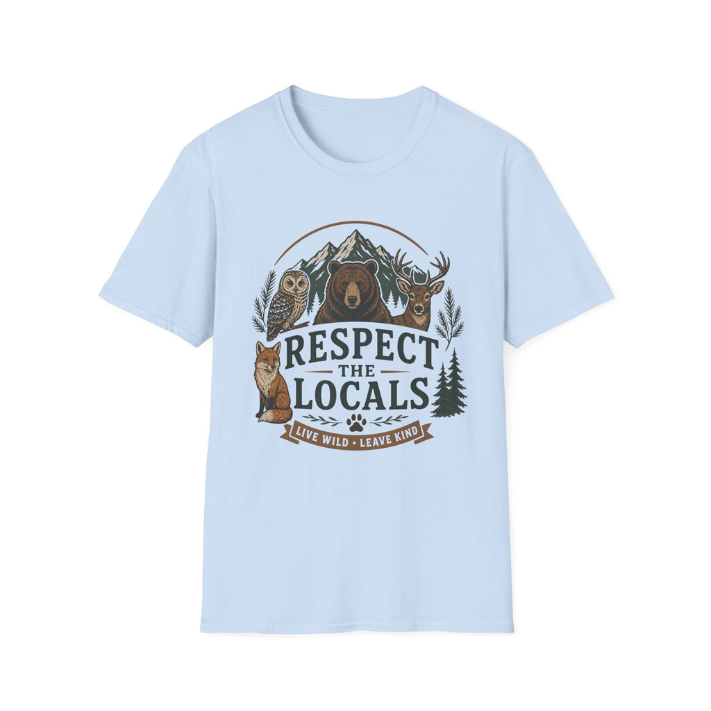 Respect The Locals Wildlife Badge T-Shirt
