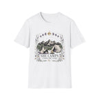 She Camps graphic on a unisex cotton tee — Trail & Ember Co. outdoor apparel
