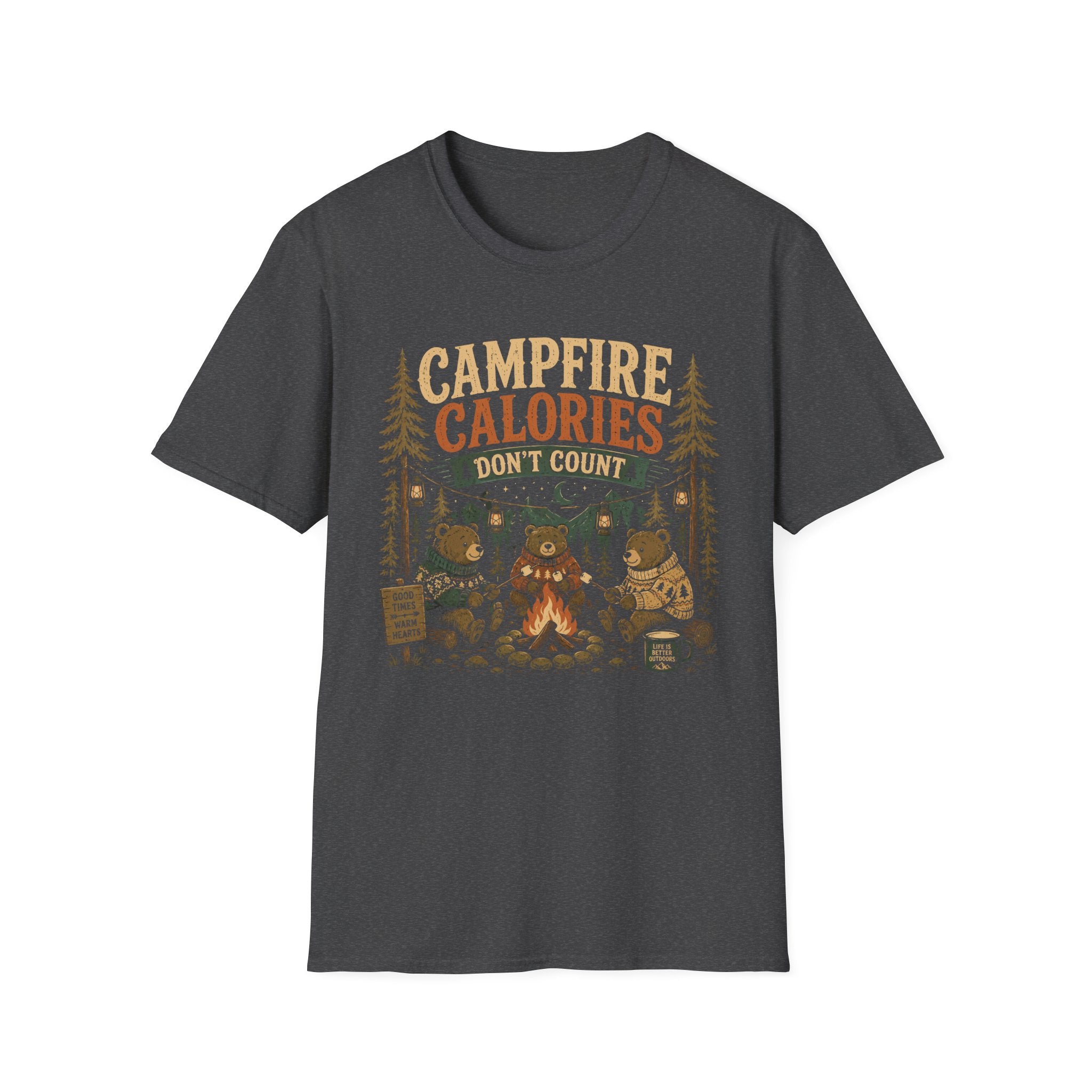 Campfire Calories Dont Count - T-Shirt