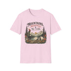 Me Time graphic on a unisex cotton tee — Trail & Ember Co. outdoor apparel
