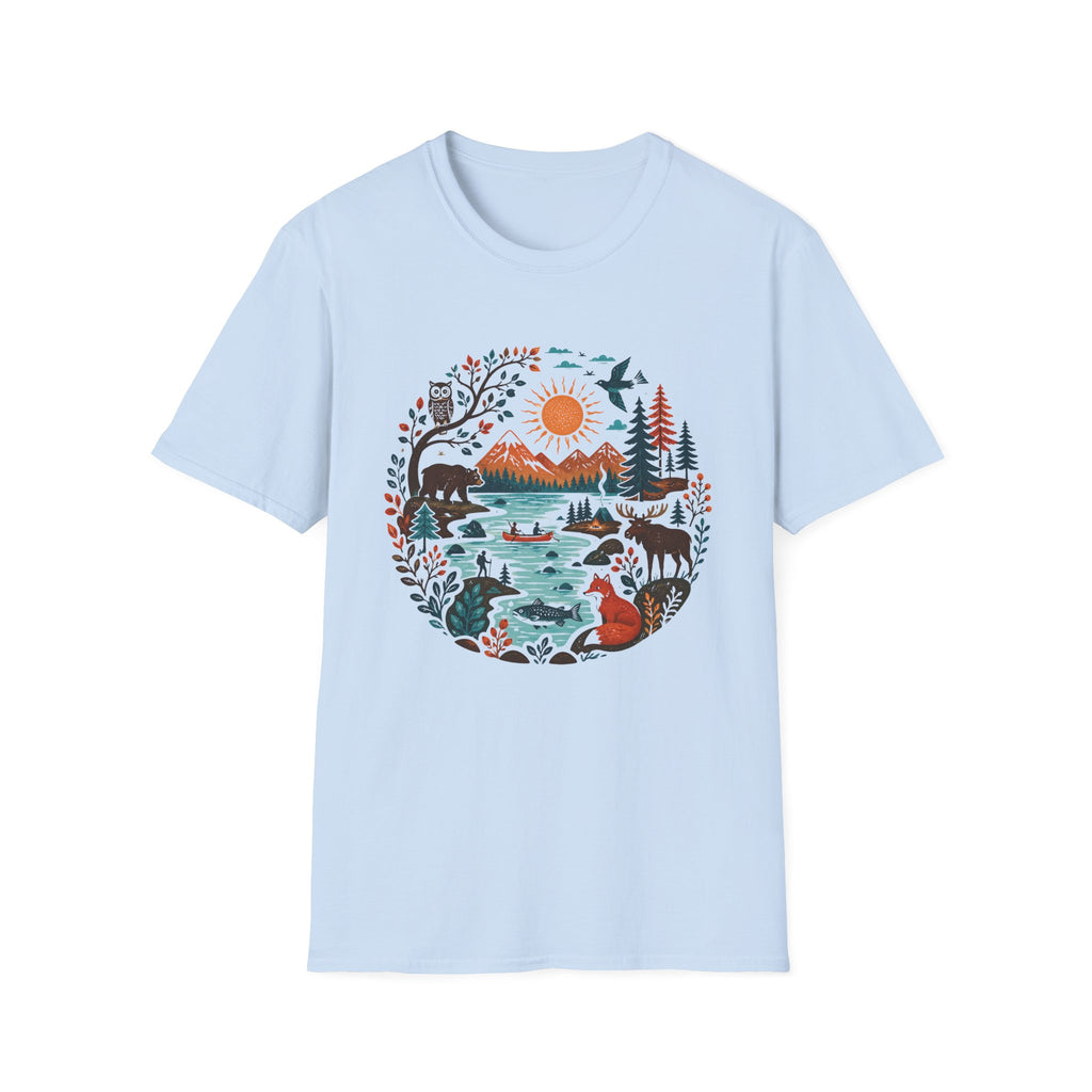 Wildlife Nature Circle T-Shirt