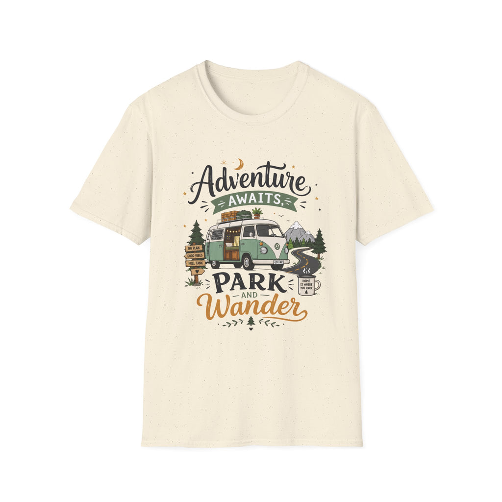 Adventure Awaits Camper T-Shirt
