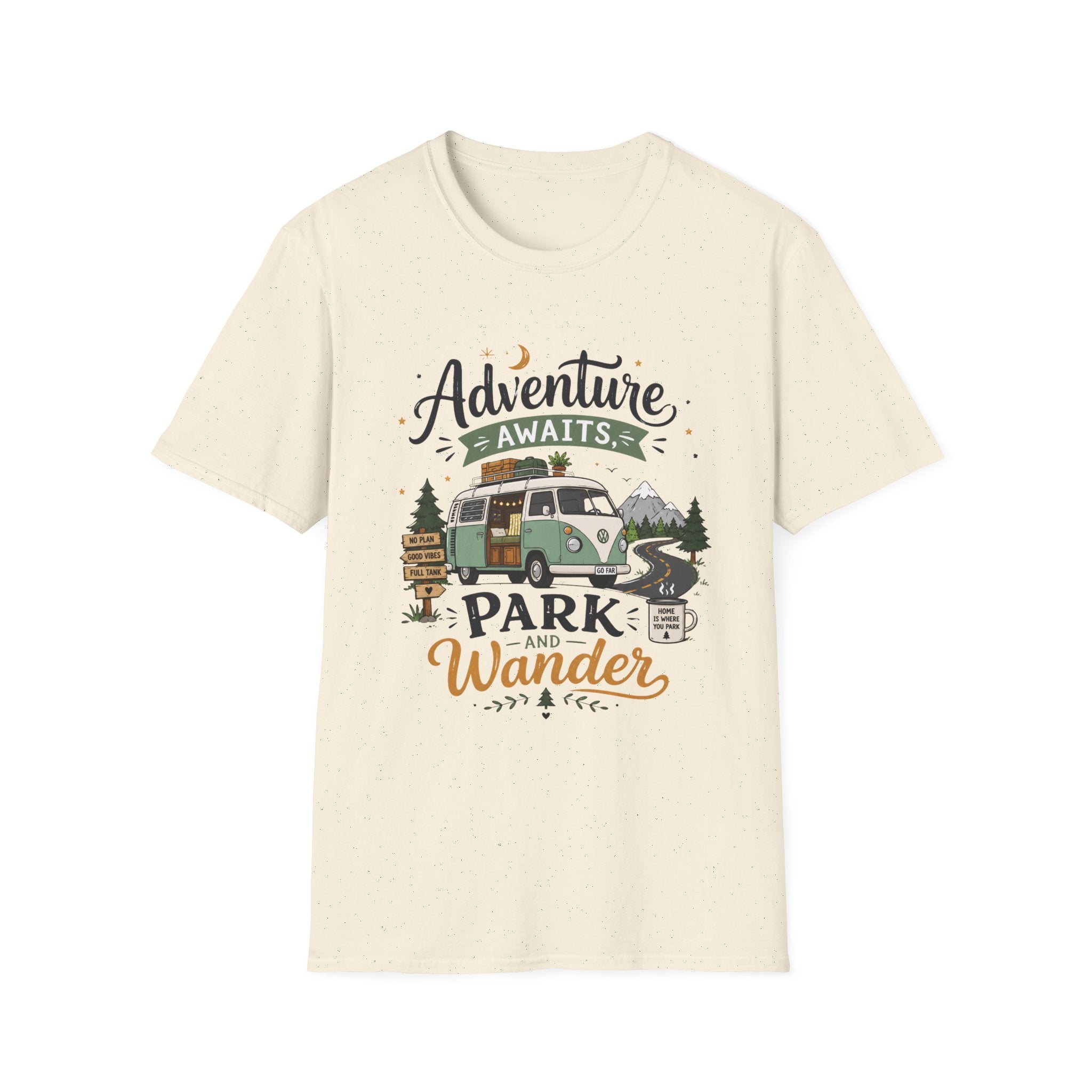 Adventure Awaits Camper T-Shirt