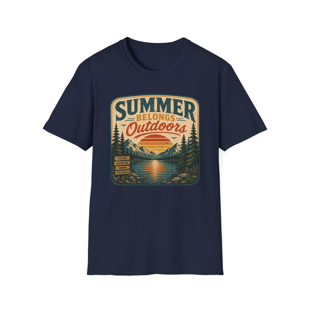 Summer Belongs Outdoors- T-Shirt