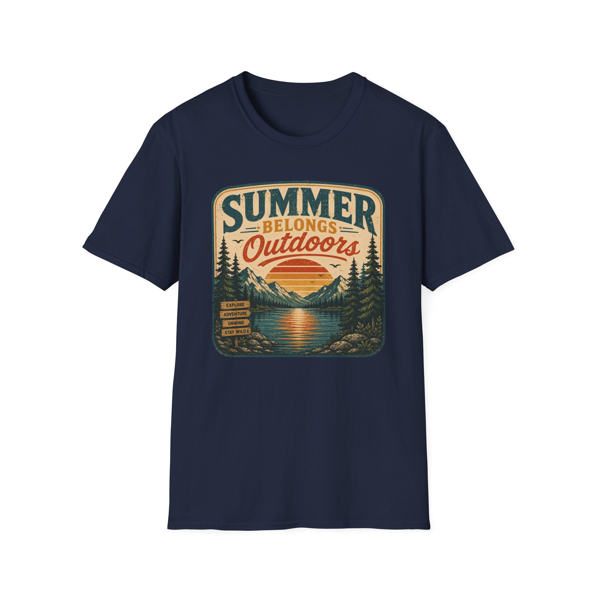 Summer Belongs Outdoors- T-Shirt