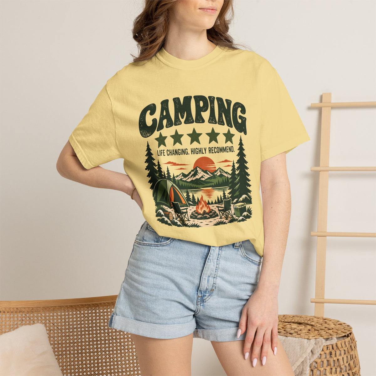 5 Star Camping - Comfort Colors T-Shirt