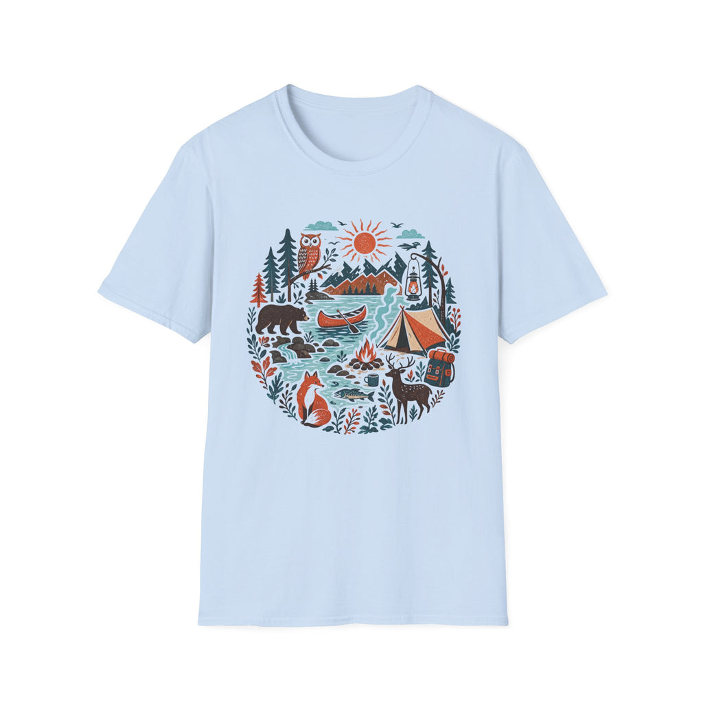 Camp Fire Circle - T-Shirt