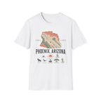 Phoenix Arizona graphic on a unisex cotton tee — Trail & Ember Co. outdoor apparel