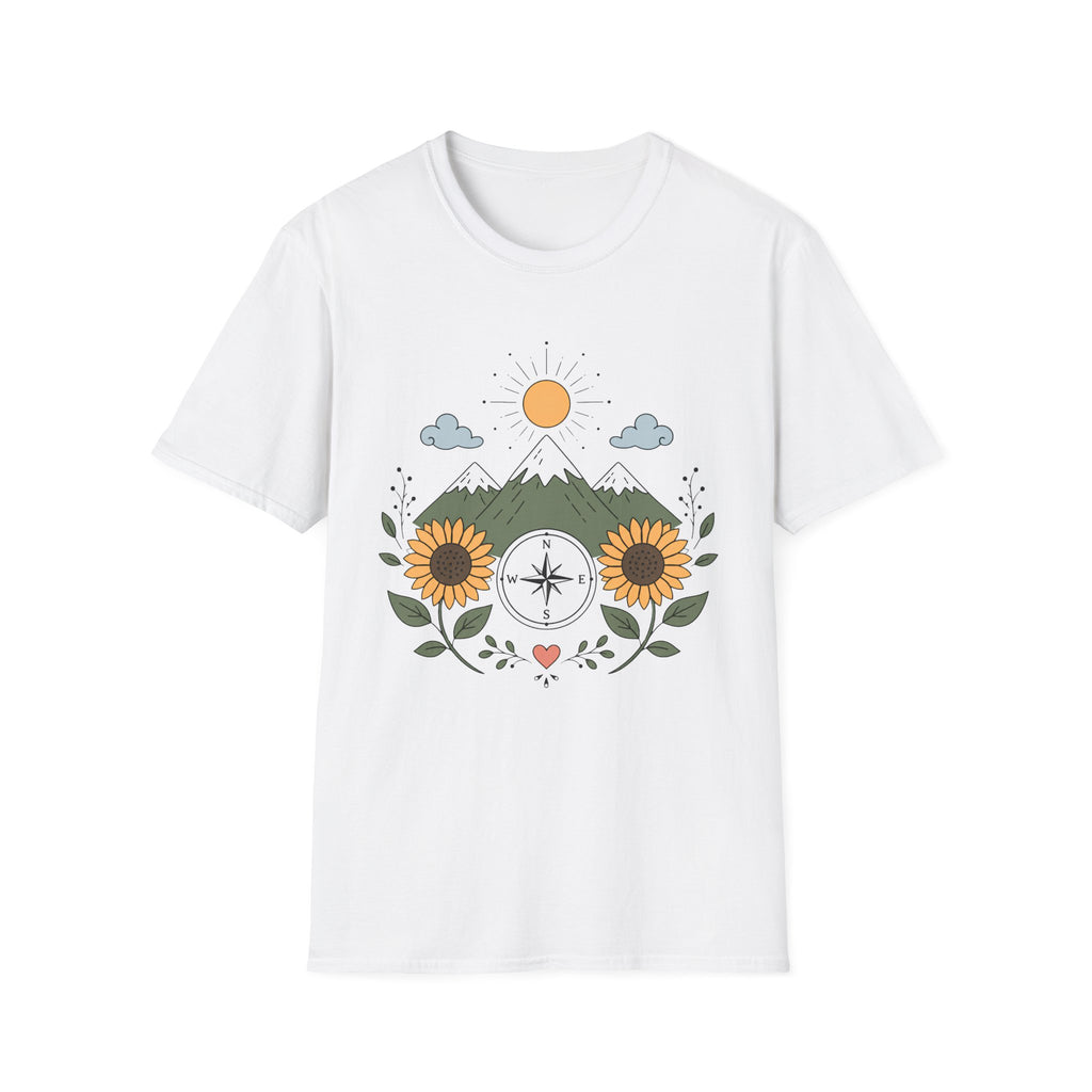 Sunflower Compass Mountain - T-Shirt