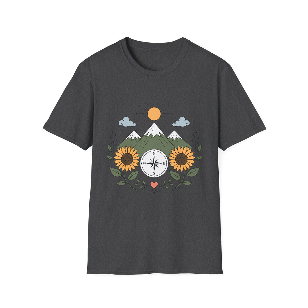 Sunflower Compass Mountain - T-Shirt