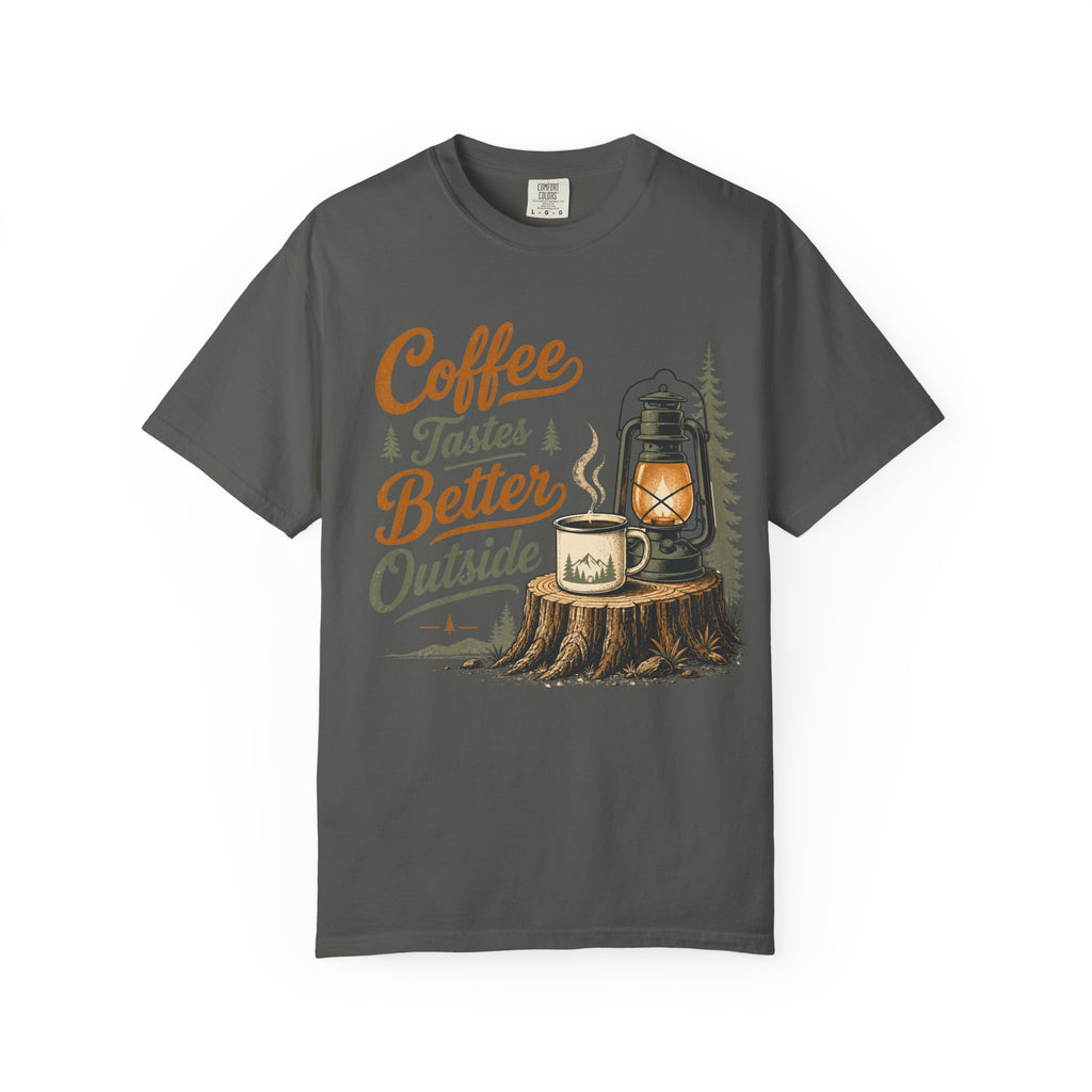 Coffee is better Outside - T-Shirt