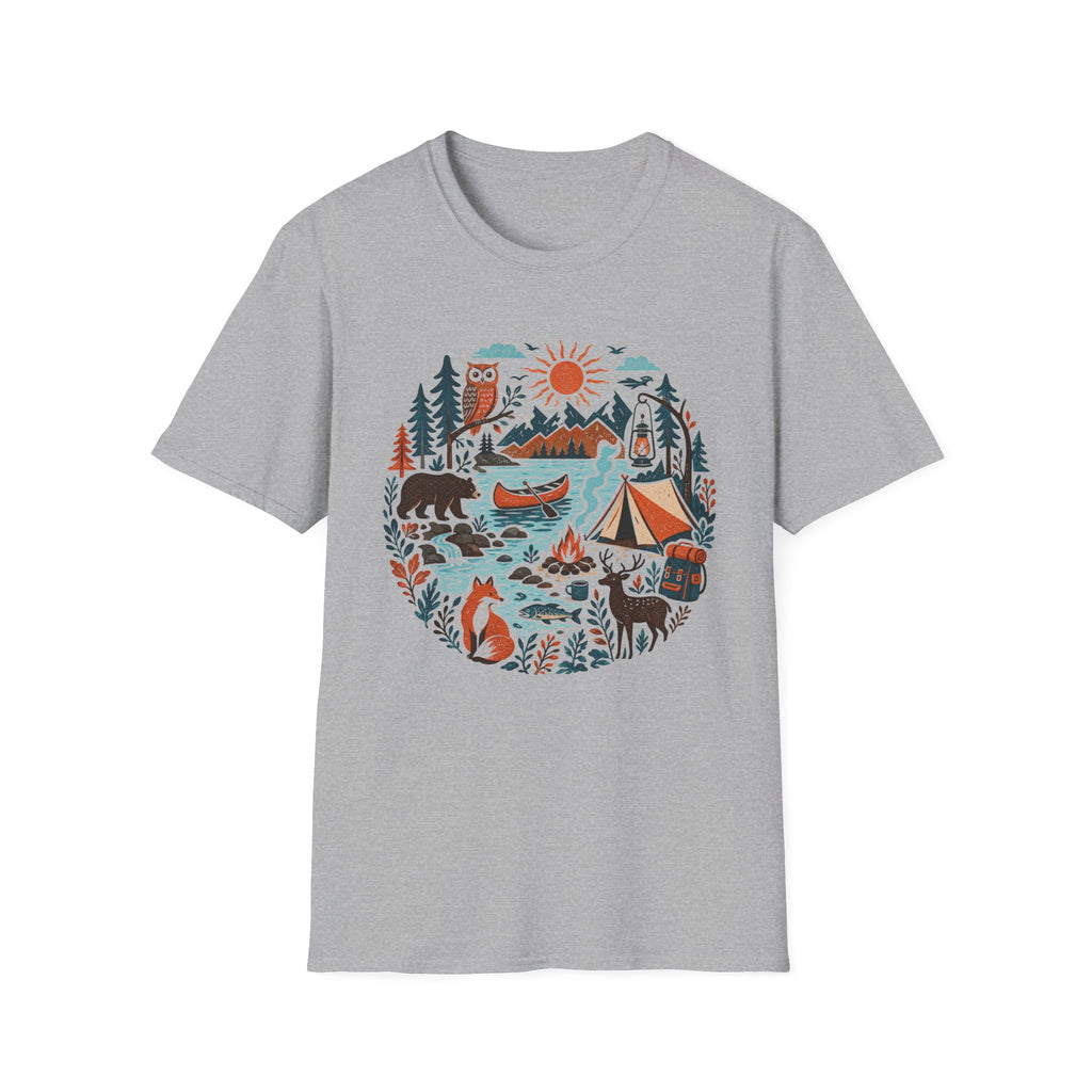 Camp Fire Circle - T-Shirt