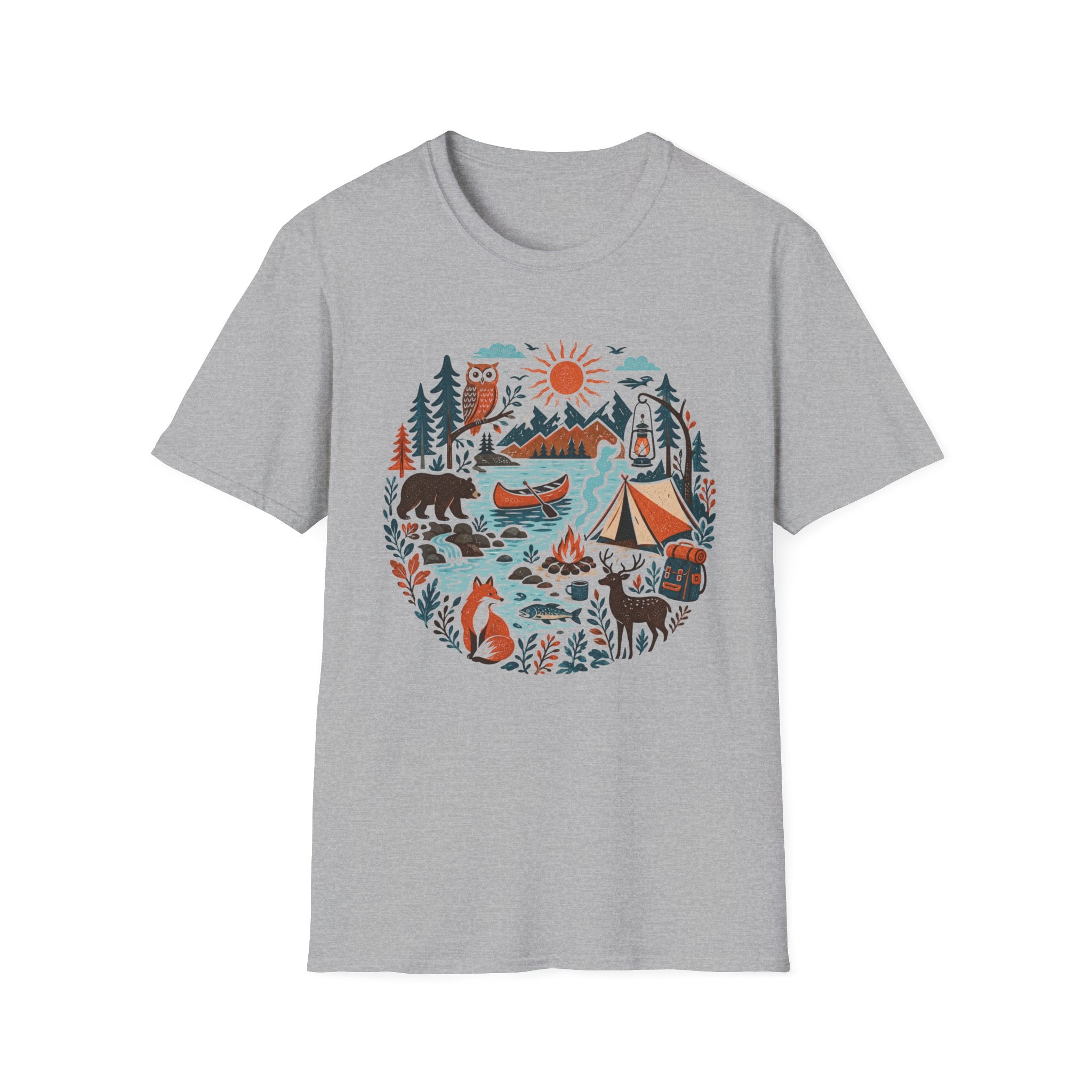 Camp Fire Circle - T-Shirt