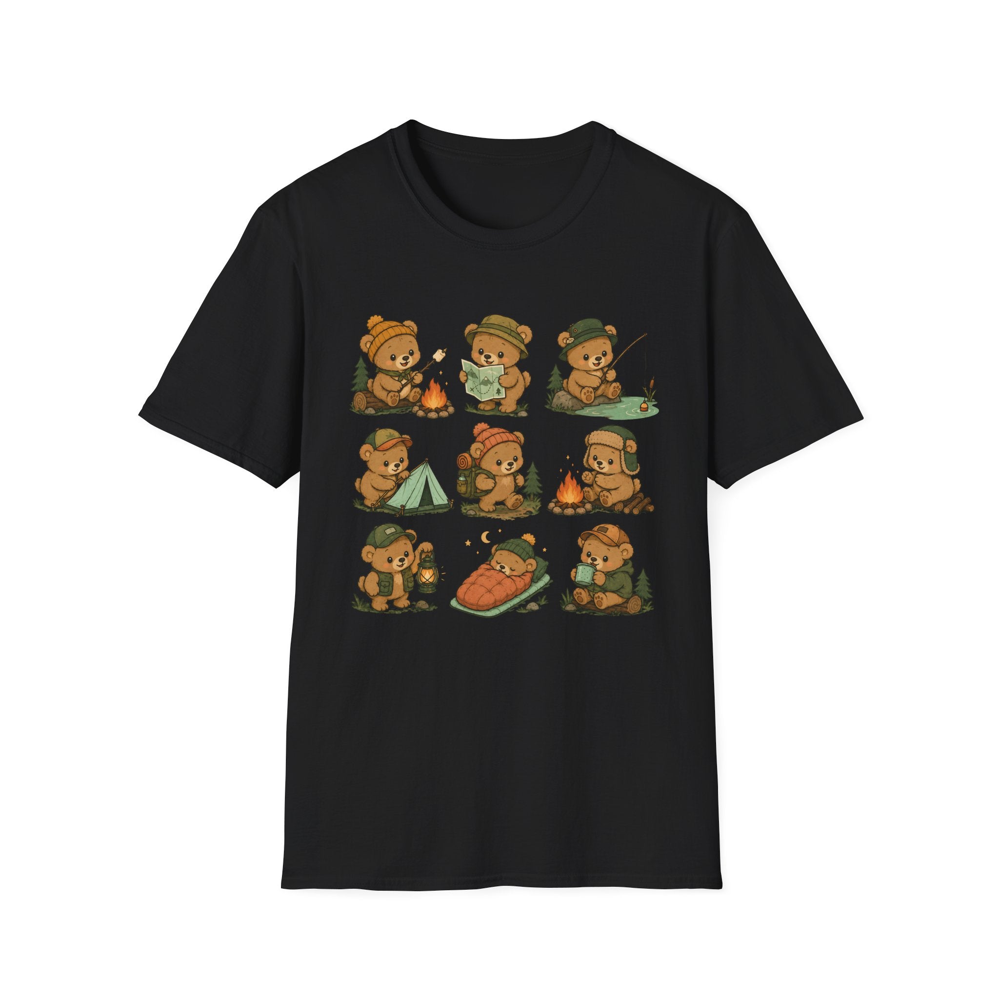 Camping Bears -T-Shirt
