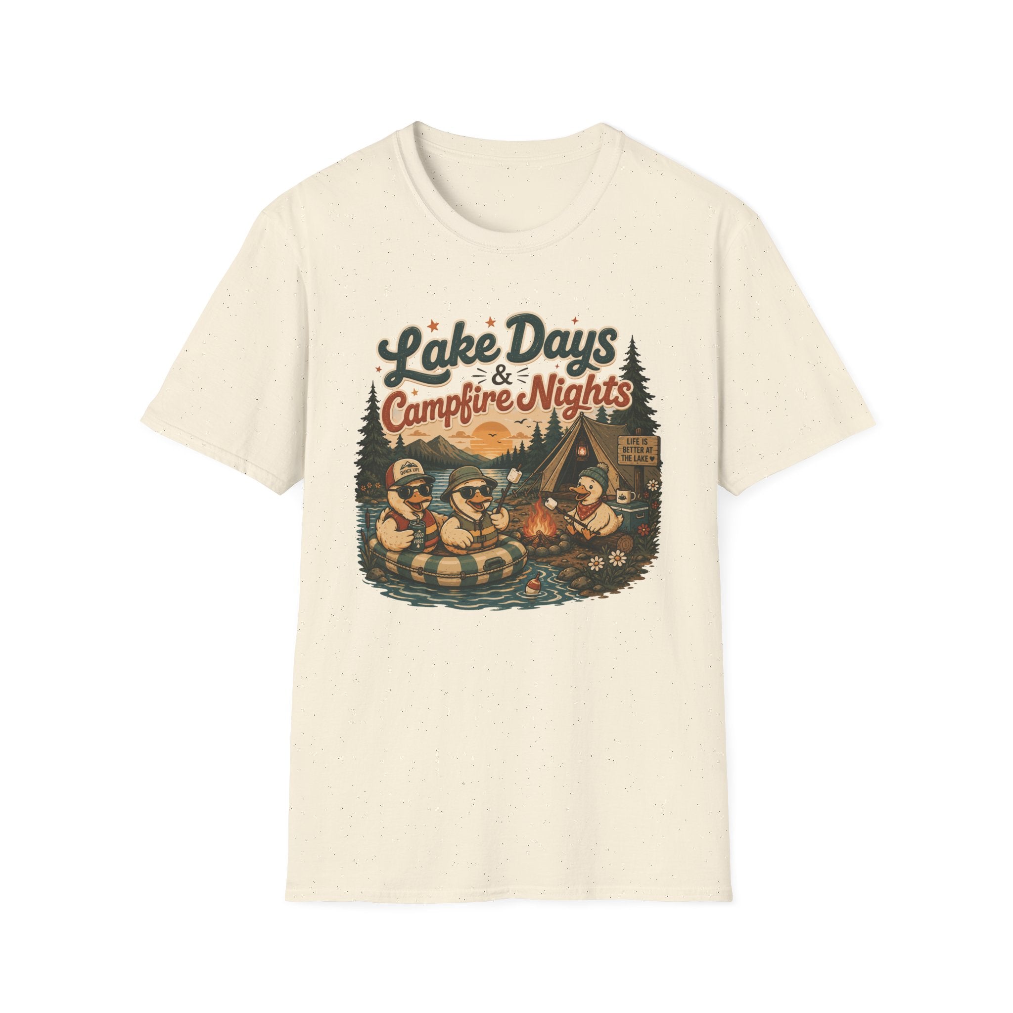 Lake Days Campfire. Nights T-Shirt