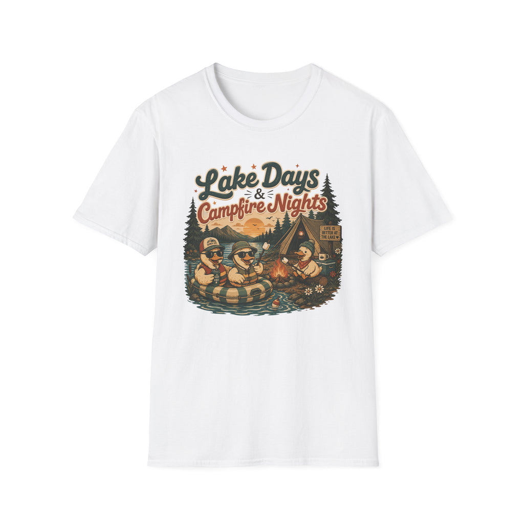 Lake Days Campfire. Nights T-Shirt