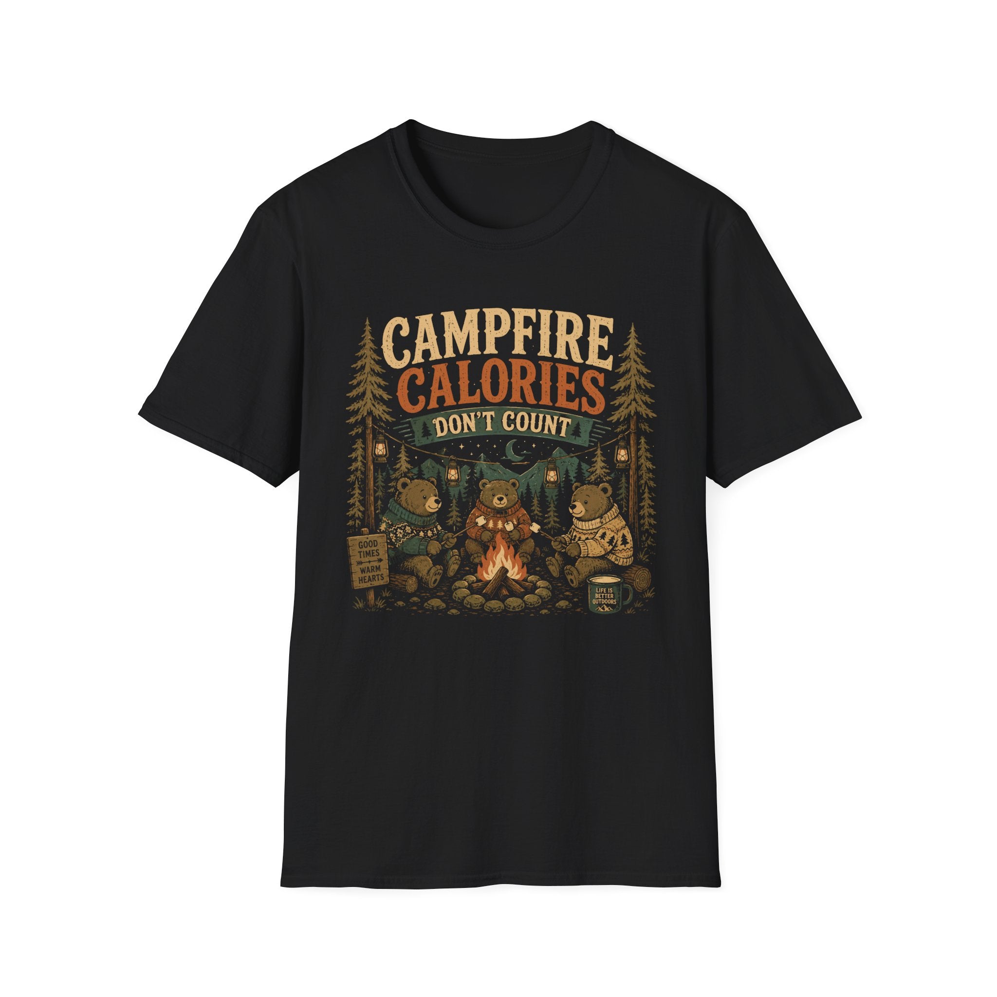 Campfire Calories Dont Count - T-Shirt