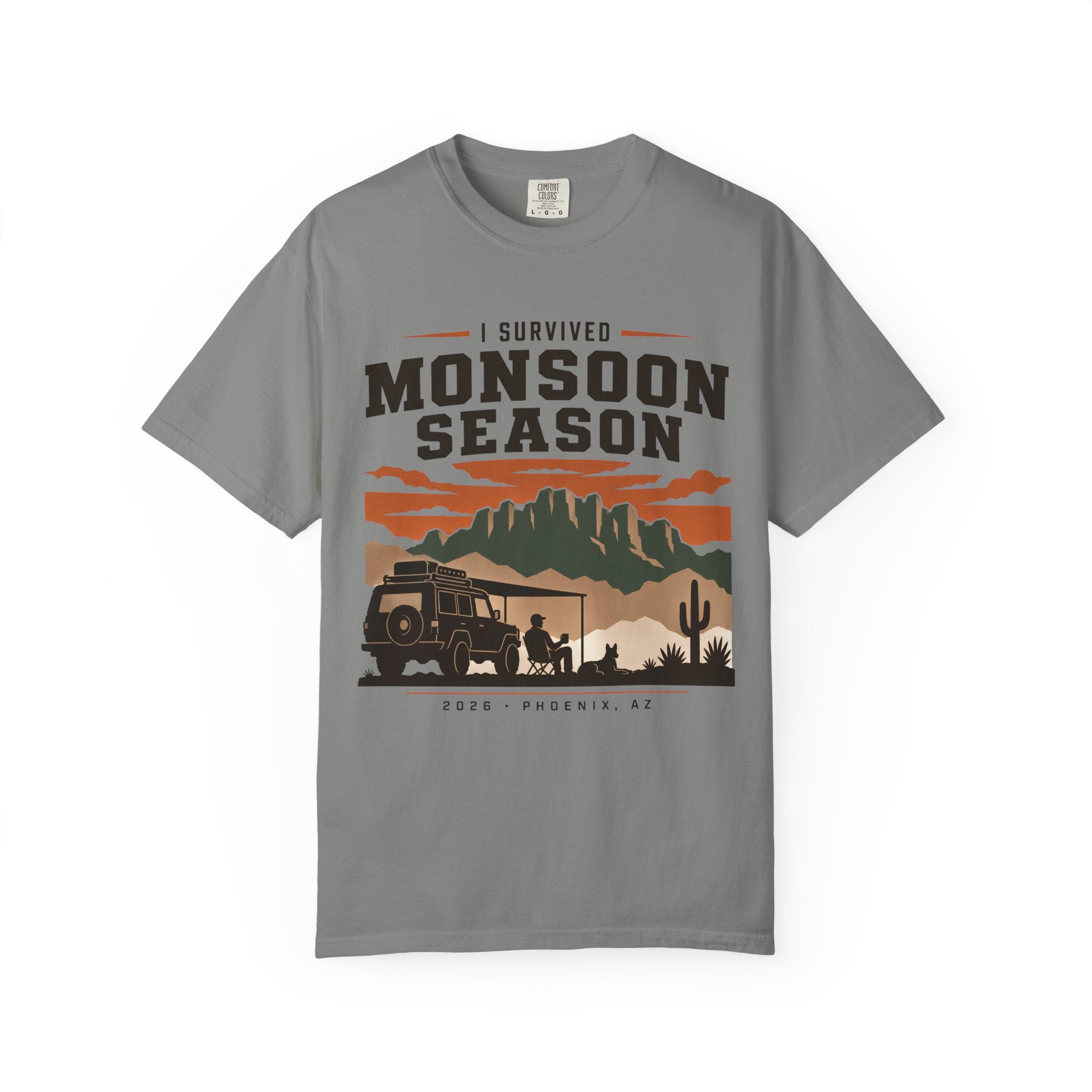 I Survived Monsoon 2026 - Comfort Colors T-Shirt