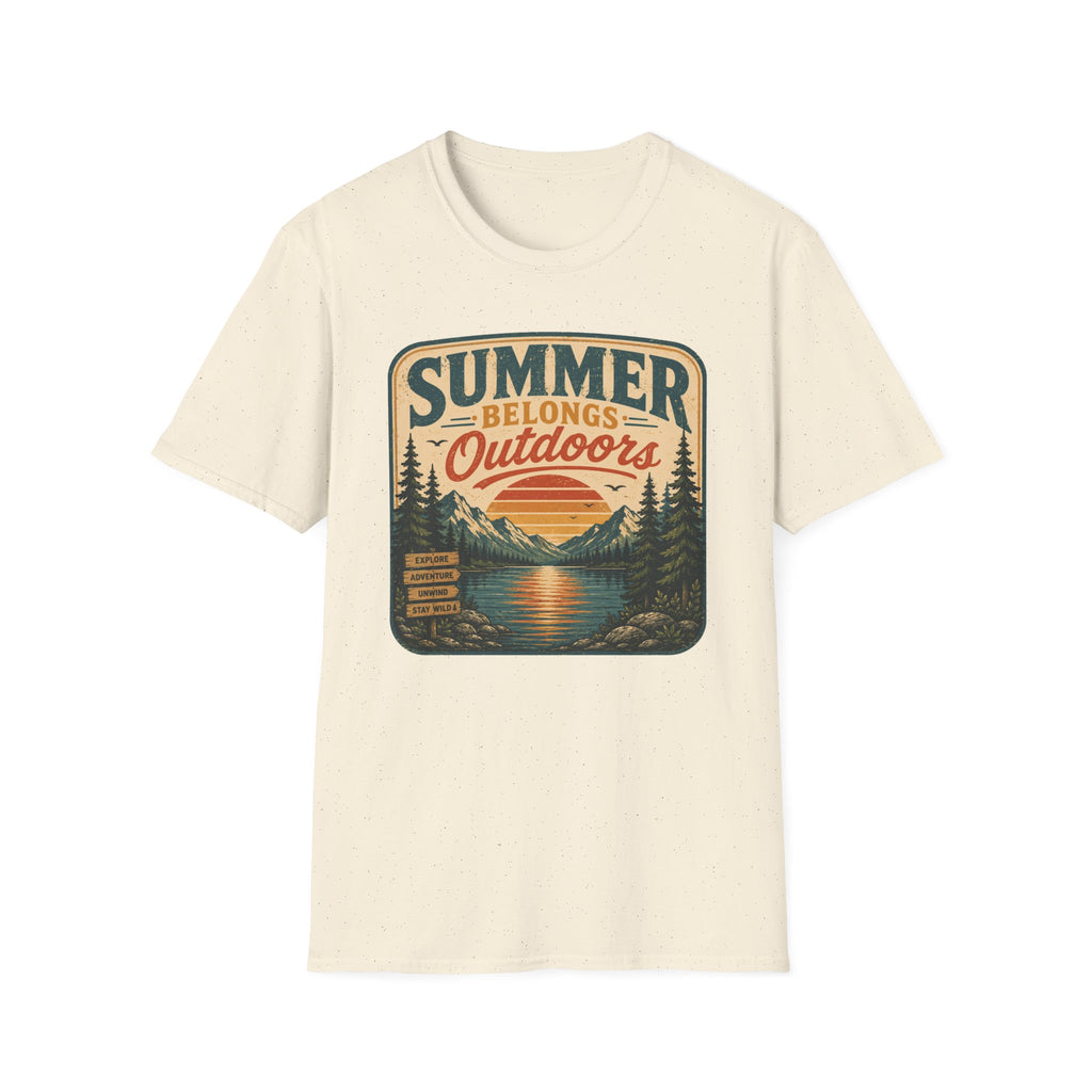 Summer Belongs Outdoors- T-Shirt
