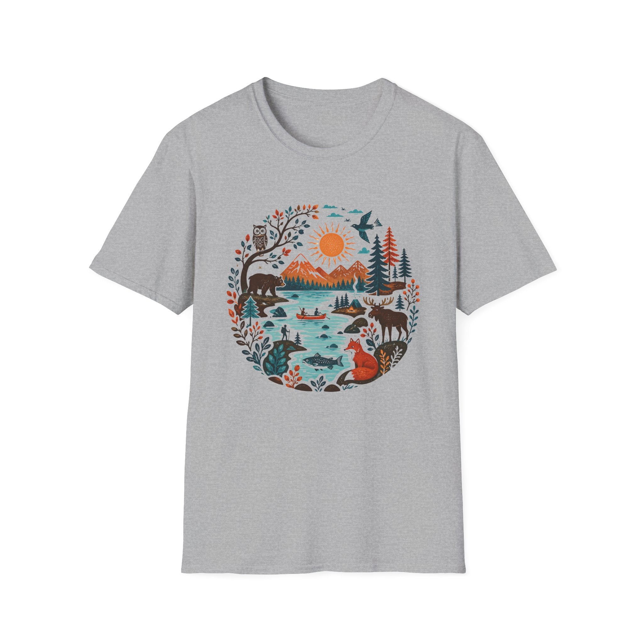 Wildlife Nature Circle T-Shirt