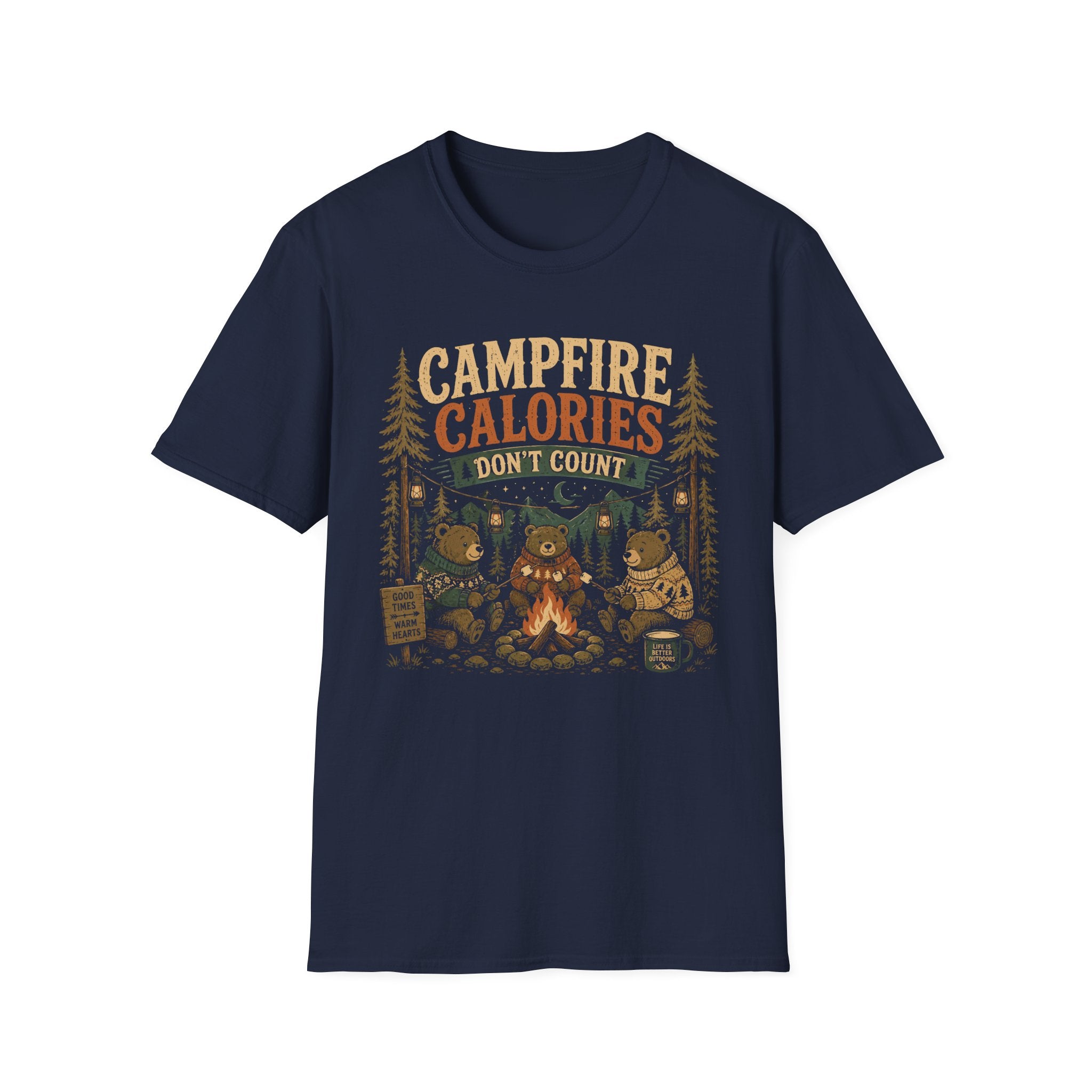 Campfire Calories Dont Count - T-Shirt