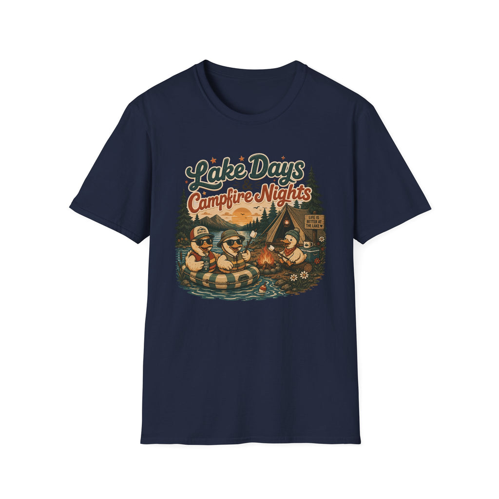 Lake Days Campfire. Nights T-Shirt