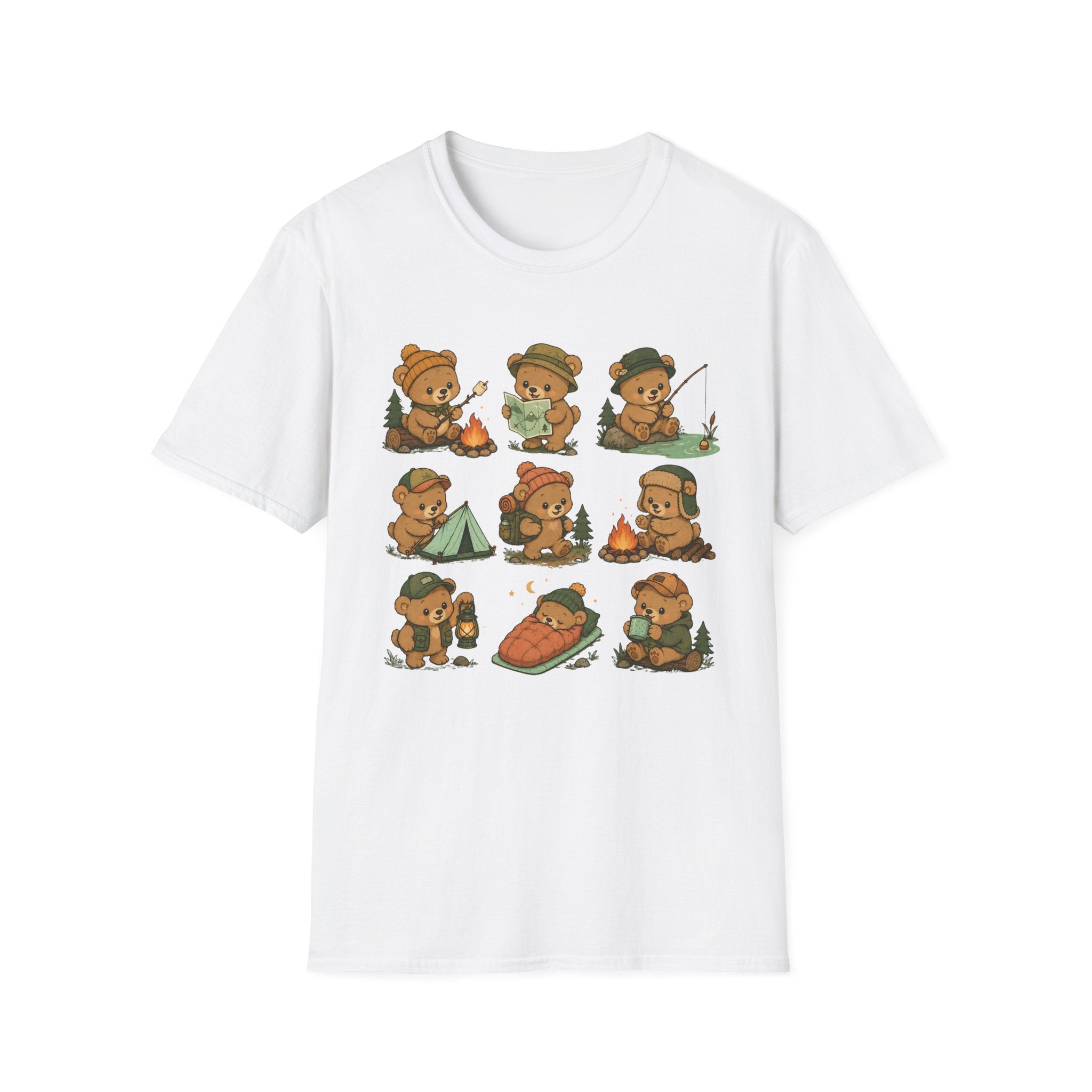 Camping Bears -T-Shirt