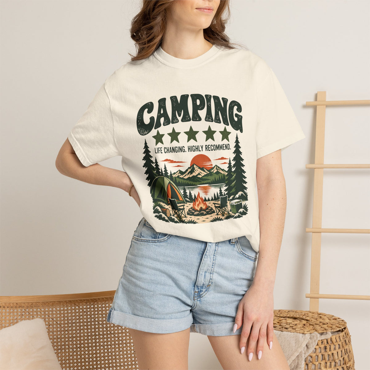 5 Star Camping - Comfort Colors T-Shirt