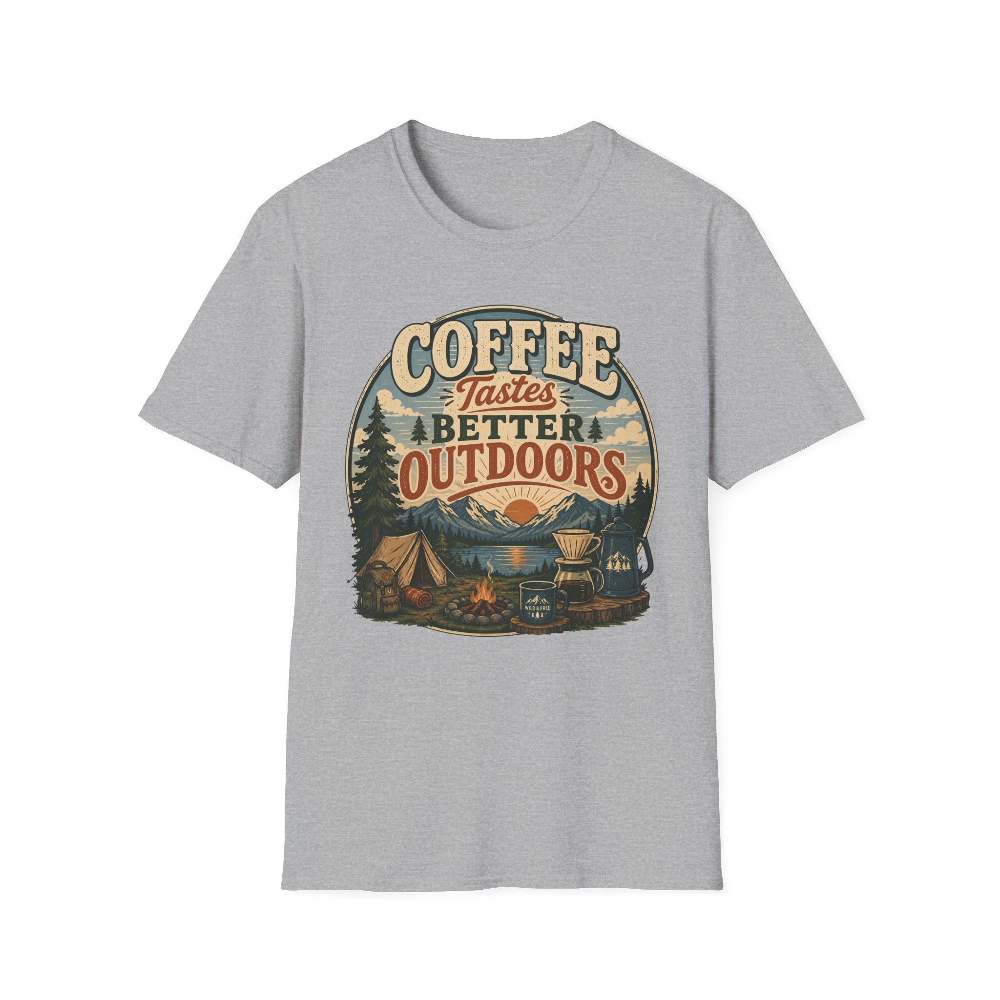 Coffee and Camp - T-Shirt