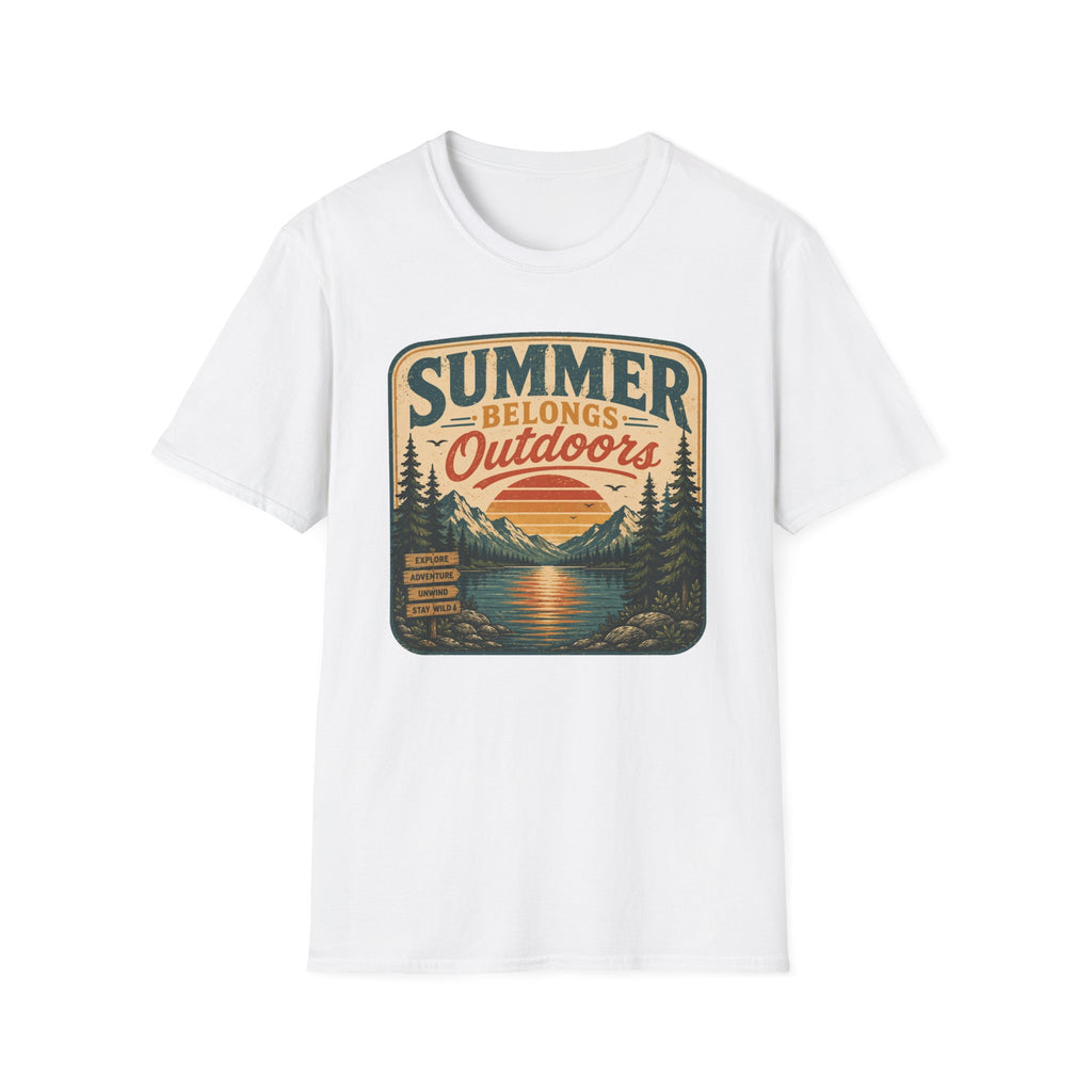 Summer Belongs Outdoors- T-Shirt
