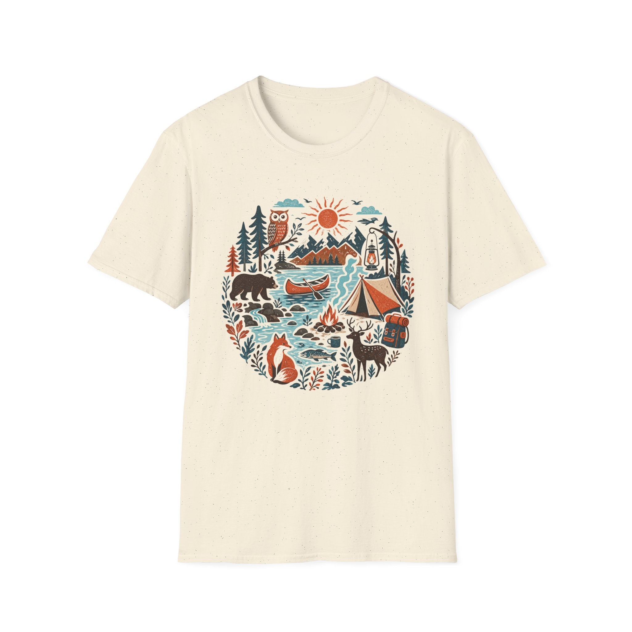 Camp Fire Circle - T-Shirt
