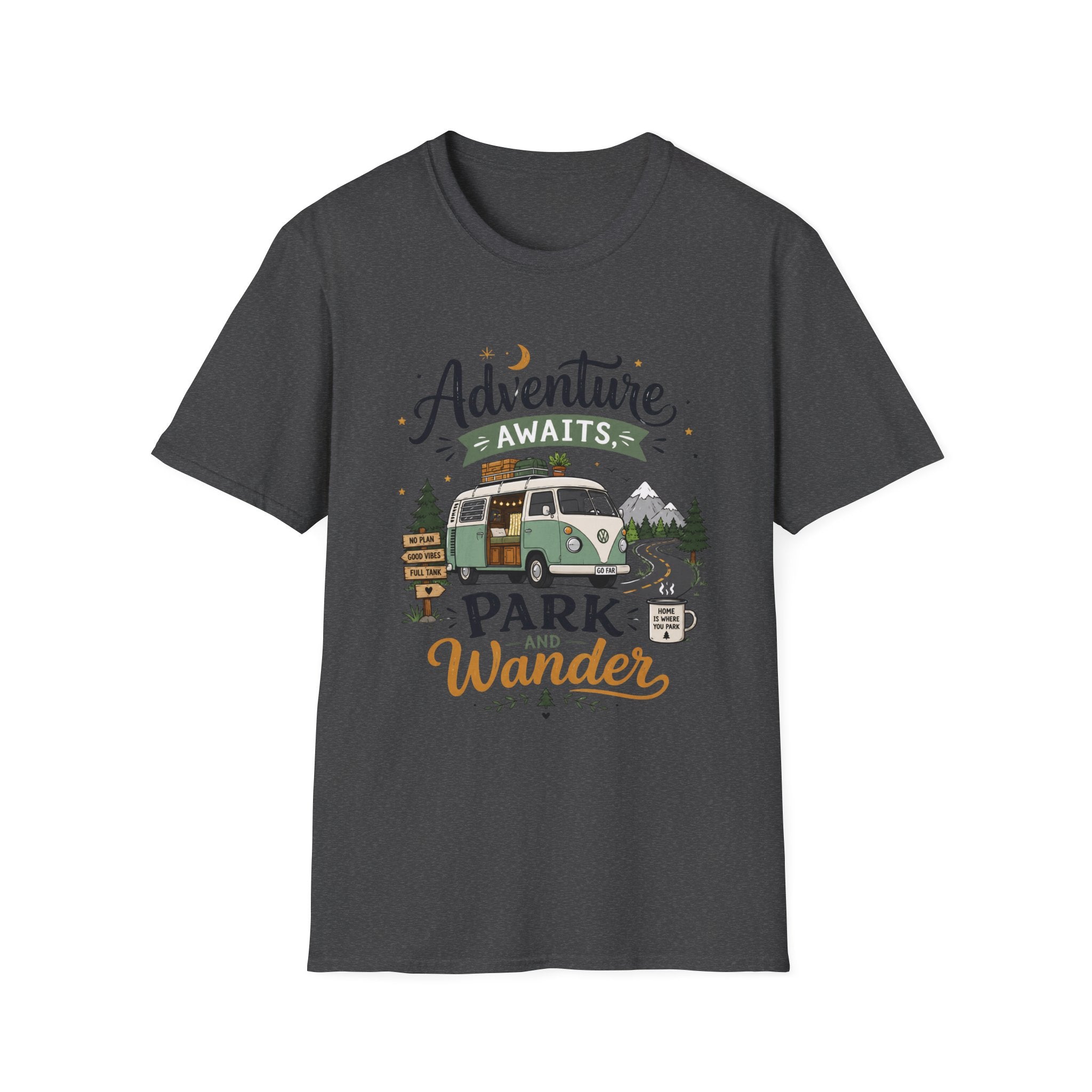 Adventure Awaits Camper T-Shirt