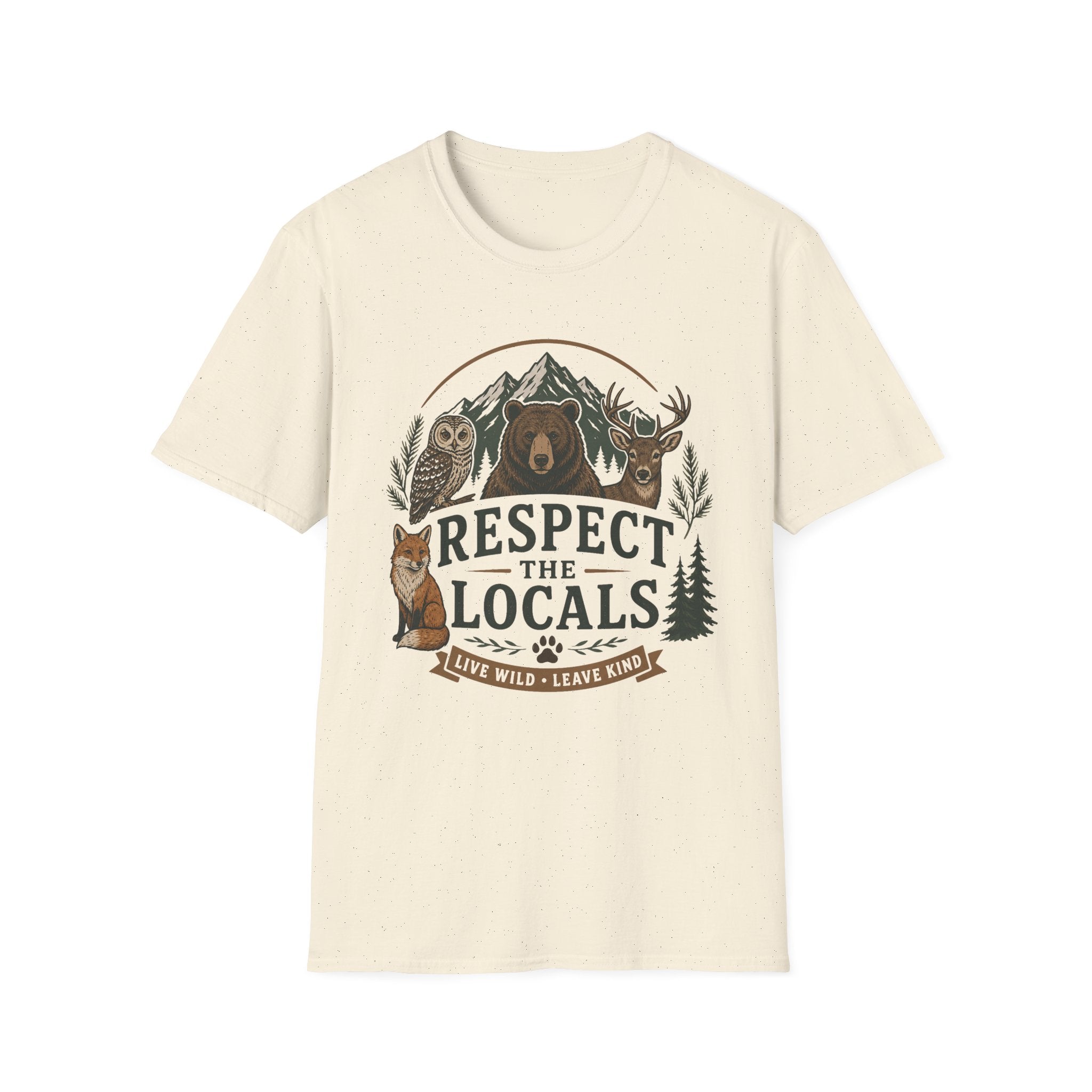 Respect The Locals Wildlife Badge T-Shirt