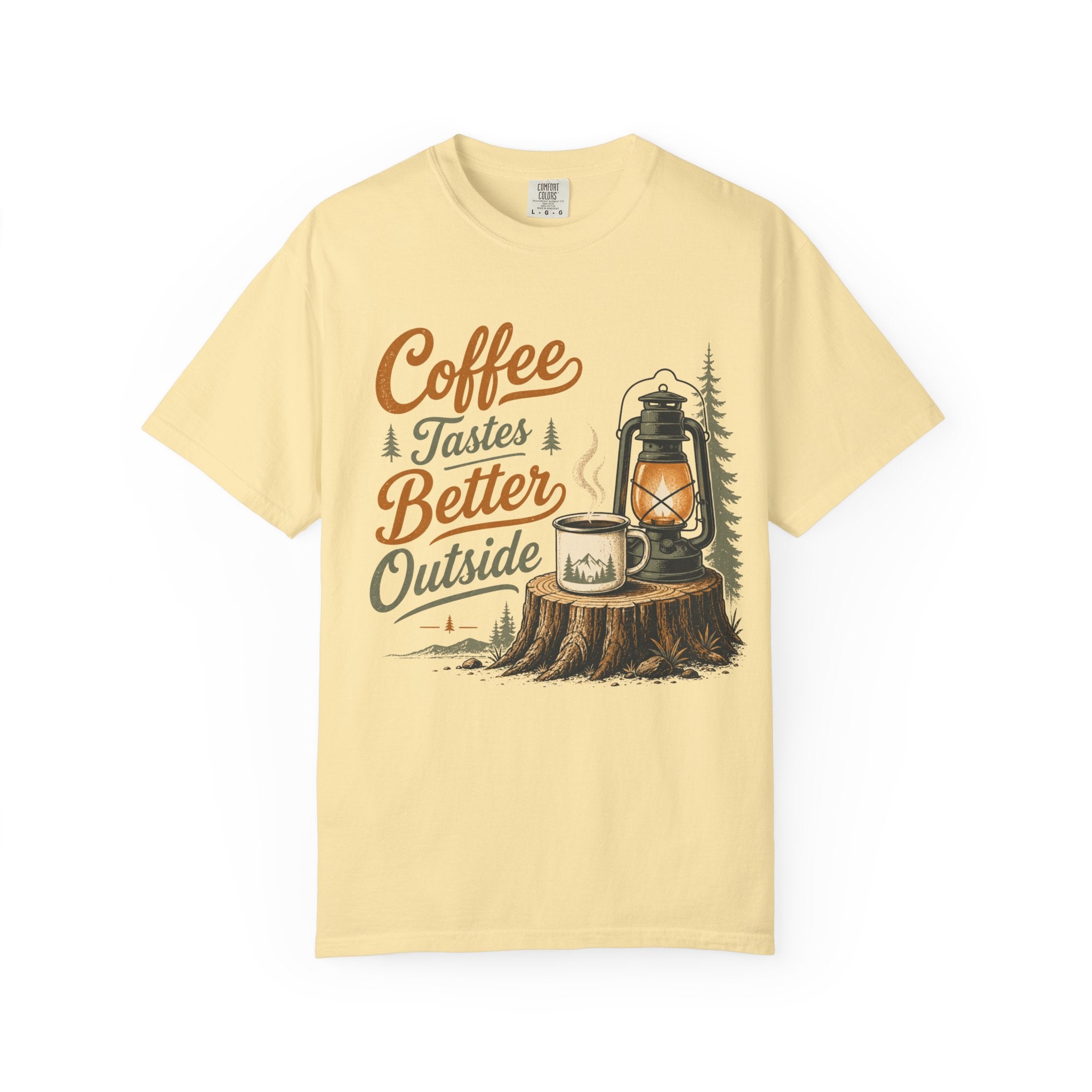 Coffee is better Outside - T-Shirt