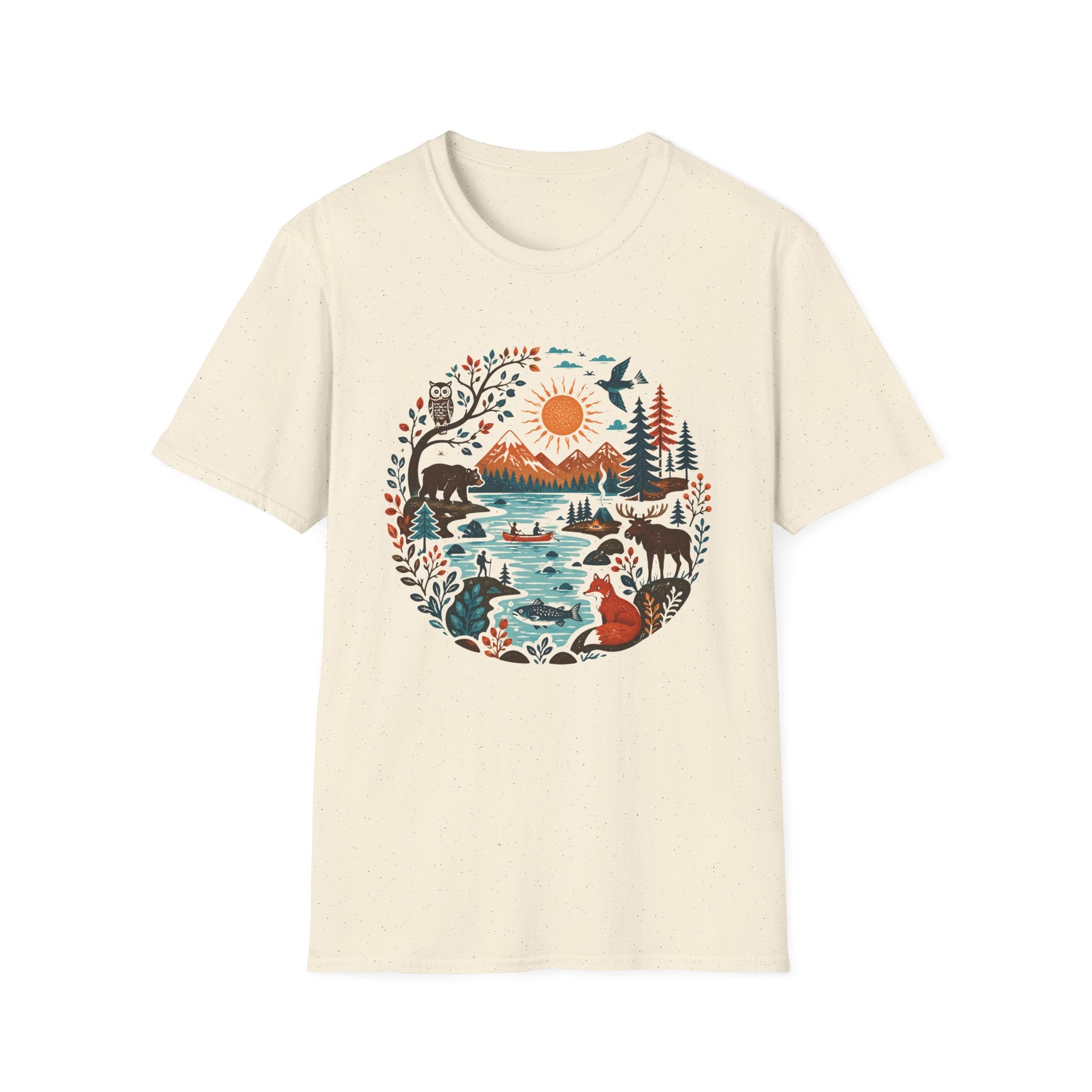 Wildlife Nature Circle T-Shirt