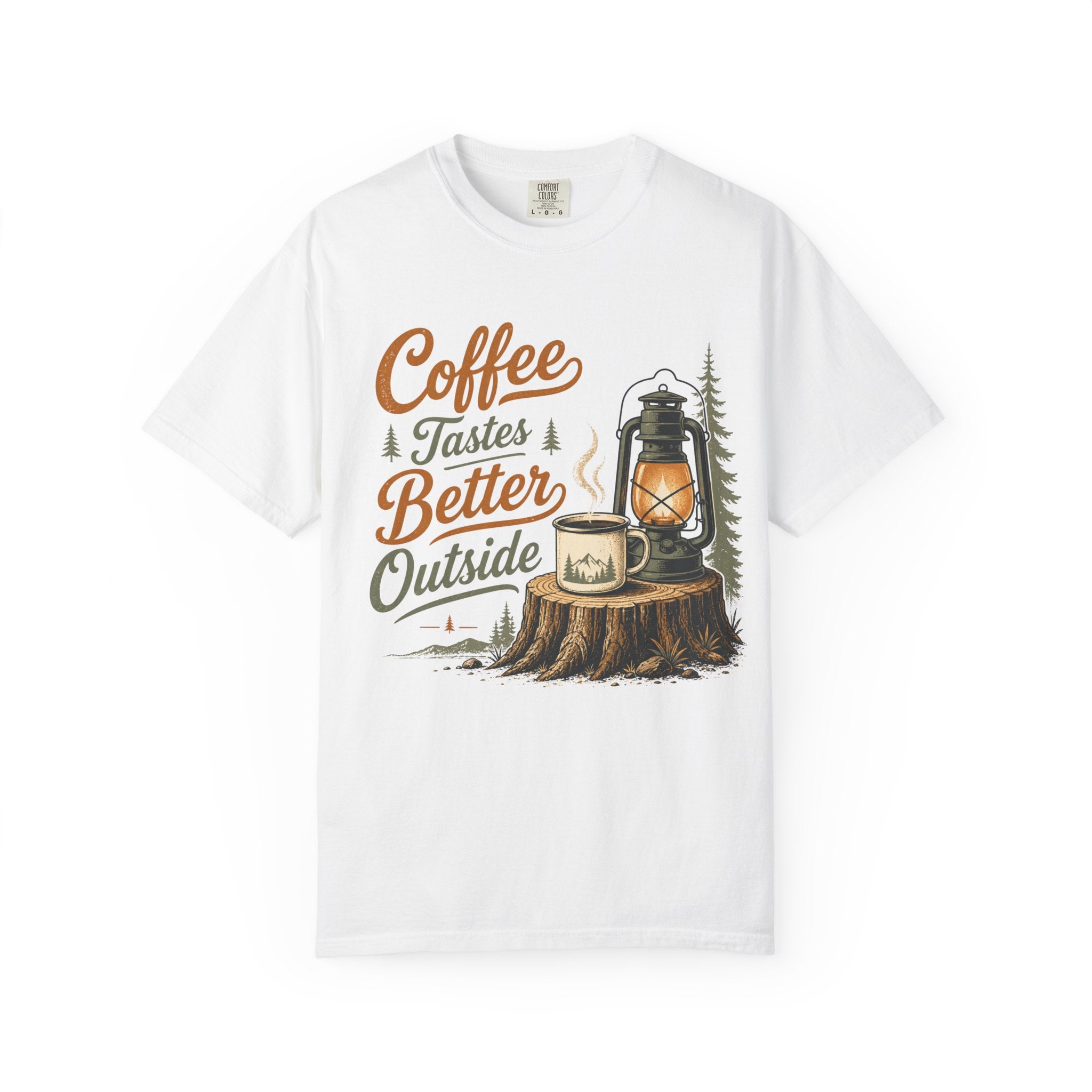 Coffee is better Outside - T-Shirt