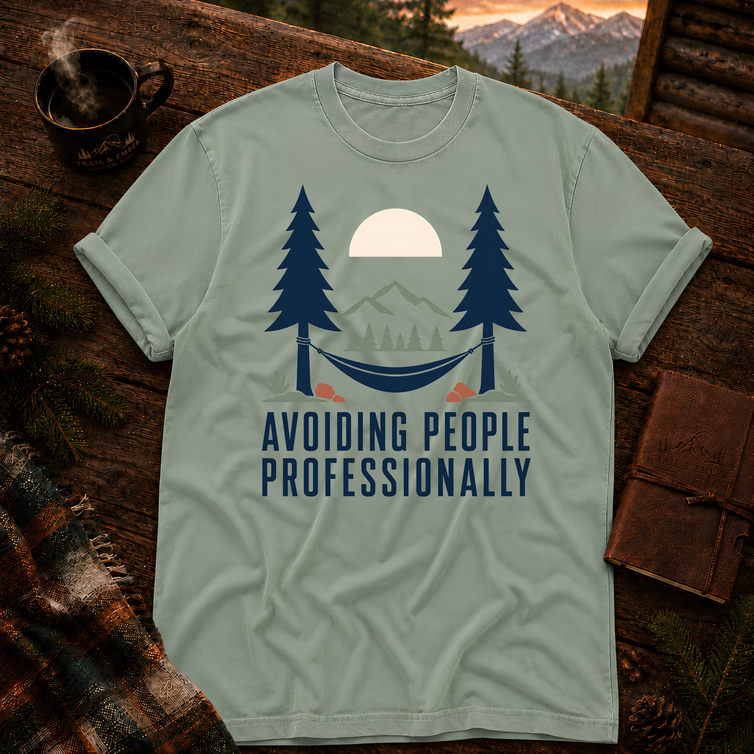 Avoiding People Professionally - Comfort Colors T-Shirt