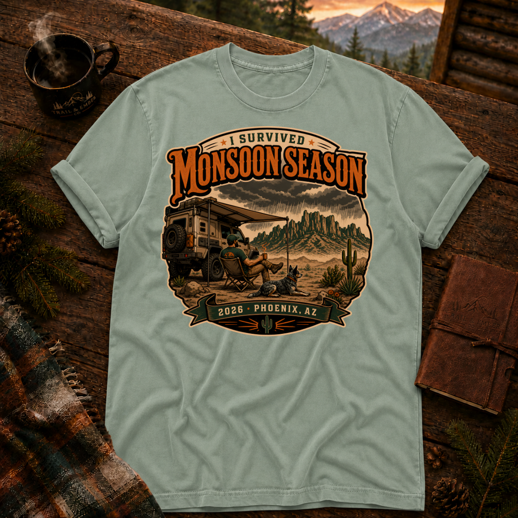 I Survived Monsoon Season - Comfort Colors T-Shirt