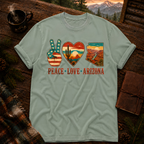 Peace Love Arizona RWB - Comfort Colors T-Shirt