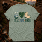 Peace Love Hiking - Comfort Colors T-Shirt