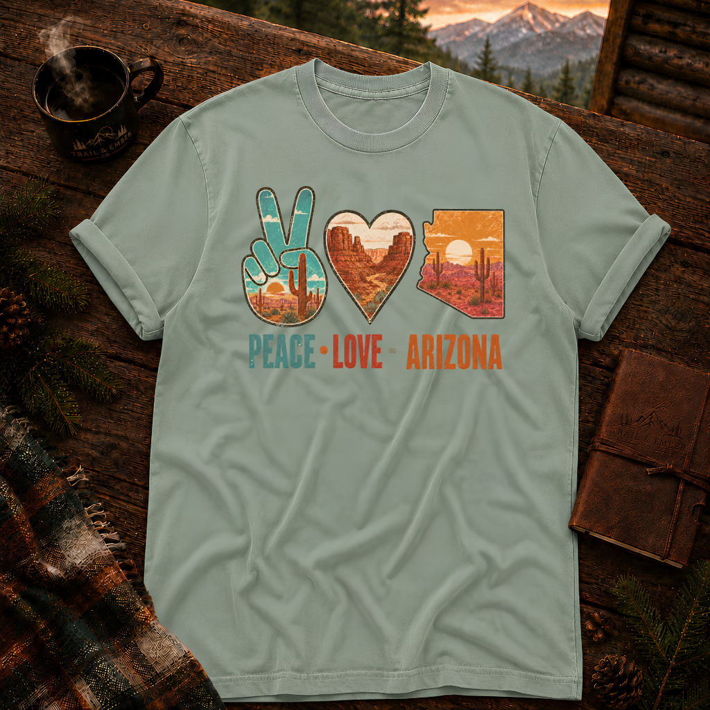 Peace Love Arizona - Comfort Colors T-Shirt